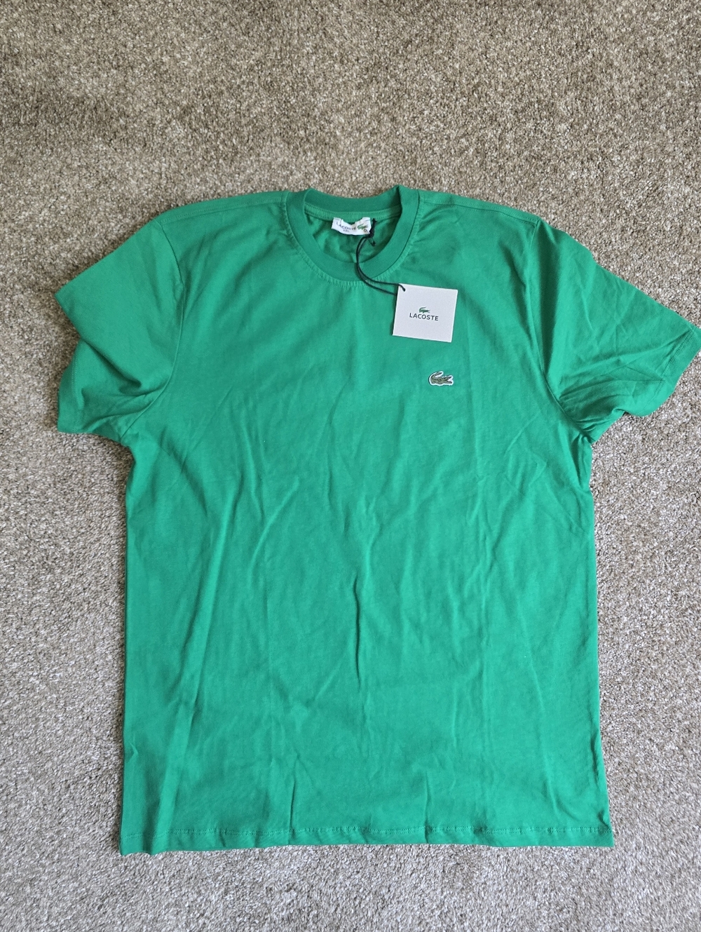 Lacoste Classic Green Crewneck Tee